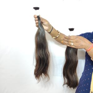 ผมต่อแบบอินเดียแท้จากธรรมชาติ100% ทอลูกไม้สองชั้นไม่ผ่านกระบวนการวัด - Product Image 5