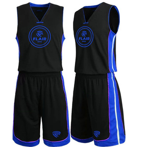 Ensemble d'uniformes de basketball unisexe de haute qualité, personnalisable, impression numérique, respirant, antibactérien, évacuant l'humidité, grandes tailles - Product Image 6