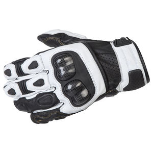 Guantes de carreras de cuero Premium estilo motorista negro de dedo completo personalizados guantes de uso de motocicleta deportivos cómodos 2025 - Product Image 5
