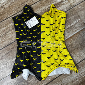 Corsé Sexy de Dos Tonos con Estampado de Murciélagos, Estilo Steampunk Gótico, con Tirantes en el Pecho |   Disponible en otros colores también - Product Image 3