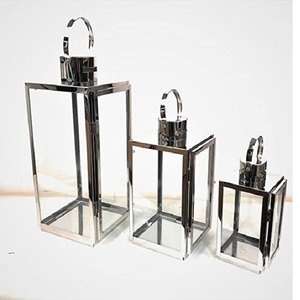 Candelabro decorativo para el hogar, farol de Metal para jardín, balcón, interior y exterior, decoración de boda - Product Image 4