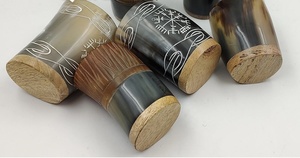 แจกันดอกไม้เปลือกหอยเกลือปรับแต่งได้คุณภาพสูงแตรสีขาวสีดำกระถางต้นไม้สำหรับตกแต่งบ้าน - Product Image 6