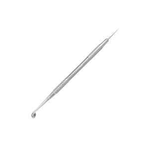 Professional Double Ended Stainless Steel Metal Cuticle Pusher Sand Finish UV <b>Gel</b> <b>Nail</b> Cuticle <b>Remover</b> With Customized Packing - Product Image 3