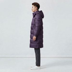 <b>Men's</b> Casual <b>Winter</b> Long Padded Jacket Quilted <b>Warm</b> <b>Coat</b> With Front Closure And Side Zip Pockets Reasonable Price OEM Service - Product Image 3