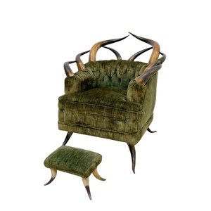 Chaise en corne de bœuf 2022 meilleure vente, chaise en corne de bœuf conçue et antique, chaise en corne de vache naturelle et polie, fabriquée à la main indienne - Product Image 6