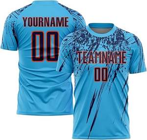 ชุดเล่นฟุตบอลผ้าโพลีเอสเตอร์100% เด็กเครื่องแบบมืออาชีพสีพื้นสไตล์ใหม่ล่าสุด - Product Image 4