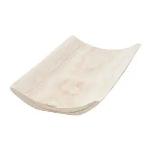 Bandeja de servicio de madera de Venta caliente con mango revestido negro nueva bandeja de servicio para servir comida nuevo plato de servicio - Product Image 4