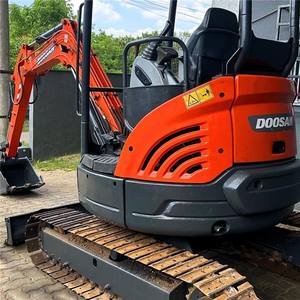 Mini pelleteuse sur chenilles Doosan DX27Z d'occasion poids de fonctionnement de 8 tonnes Kawasaki Enerpac vannes hydrauliques moteur boîte de vitesses roulement de pompe à engrenages - Product Image 5