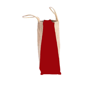 กระเป๋าอีโคเวิลด์ ลายตัวอักษรแบบเป็นมิตรกับสิ่งแวดล้อม ทำจากผ้ากระสอบป่าน สำหรับช้อปปิ้ง หรูหรา พร้อมหูหิ้วเชือก ปิดด้วยซิป กระดุมไม้ - Product Image 4