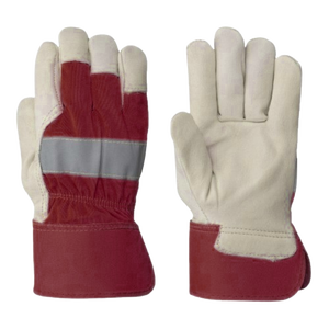 ถุงมือนิรภัยงานเชื่อมอุตสาหกรรมหนังวัวเกรด XL จากแคนาดา - Product Image 4