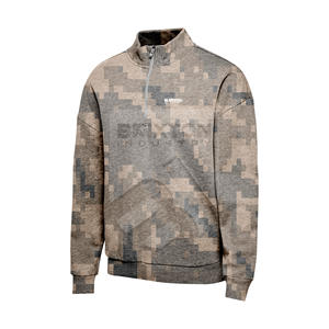 Veste pullover en polaire douce à demi-fermeture éclair pour hommes pour l'hiver, entraînement, course à pied, tenue décontractée - Product Image 3