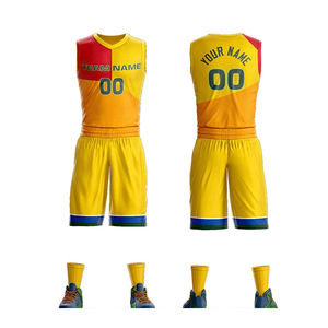 Hot Sale Unisex Reversible Basketball Uniform Set Custom Printed Breathable Youth Basketball <b>Shorts</b> <b>Cool</b> Personalized Sportswear - Product Image 4