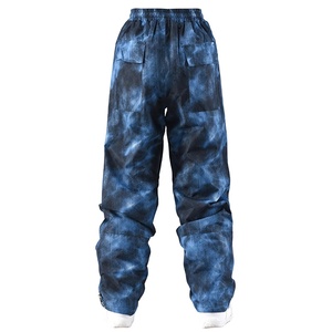 Pantalon d'hiver unisexe ample sublimé pour la neige Pantalon baggy de ski Pantalon de snowboard pour l'hiver - Product Image 3