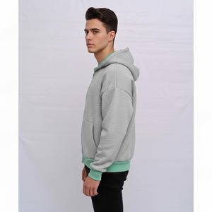 Grande taille Logo personnalisé Vintage vente chaude unisexe polaire sweats à capuche Hip Hop 52% coton 48% Poly réversible respirant - Product Image 2