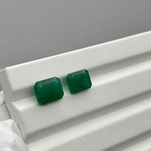 Piedra Preciosa de Alta Calidad, Esmeralda Zambiana de 8 Quilates, Facetada en Octágono, Gema Natural Suelta al por Mayor para Fabricantes de Joyería - Product Image 2