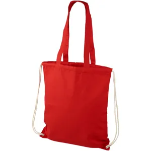 Customizable 240g Cotton Eliza <b>Backpack</b> Promotional <b>Drawstring</b> Sportpacks for Merchandising - Product Image 2