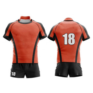 Meilleur prix d'usine Offre Spéciale uniformes de rugby à bas quantité minimale de commande ensembles personnalisés conception de qualité produit le plus vendu uniformes de rugby personnalisés - Product Image 1