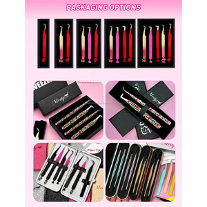 Pinzas Curvas Profesionales de Acero Inoxidable con Punta Inclinada, Mango Cómodo, Estilo Moderno, Depilación de Cejas, Belleza, Cosméticas - Product Image 4