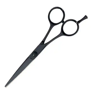 Juego de tijera de peluquero profesional de 8 pulgadas, logotipo personalizado, nuevo estilo, herramientas plateadas, embalaje, hoja recta de acero inoxidable, Belleza - Product Image 6