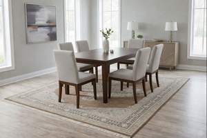 <b>Hand</b> Knotted Oushak Persian Area Rug Eco-Friendly Geometric Pattern Design Medium Anti-Slip Washable Handmade Woven <b>Hand</b> <b>Wash</b> - Product Image 3