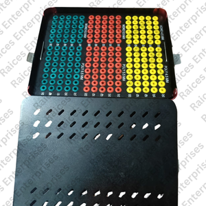 Tornillos pediculares de columna vertebral de titanio de alta calidad con contenedor esterilizado Caja de esterilización de cirugía espinal ortopédica - Product Image 1