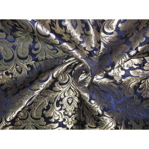 2025 venta al por mayor brocado tela Jacquard tela de seda Jacquard tela de satén Jacquard para ropa pijama blusa - Product Image 2