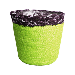 Macetas de vivero de yute biodegradables redondas de estilo clásico de gama alta, macetas de estilo africano para decoración del hogar - Product Image 1