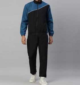 Ensemble de jogging personnalisé pour homme, veste coupe-vent imperméable en polyester, pantalon léger à capuche, ensembles de survêtement en nylon pour hommes - Product Image 1