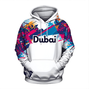 Sudadera con Capucha Estilo Dubái para Invierno, Unisex, de Poliéster/Nylon, con Forro Polar, Bordado con Logotipo Personalizado, Opciones OEM/ODM - Product Image 6