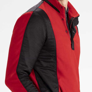 Fabricantes de fábrica, jersey de lana con media cremallera, suéteres de hombre lisos en blanco de lana de peso pesado, jersey de lana de invierno personalizado - Product Image 4