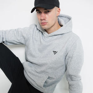 Custom Logo Design <b>Black</b> <b>Men</b> <b>Plain</b> 500 Gsm Heavy Cotton Thick Heavyweight <b>Hoodie</b> Blank High Quality Hoodies - Product Image 6