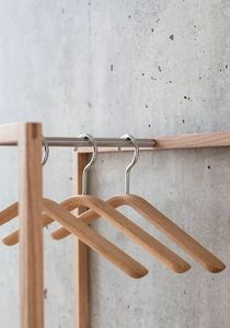 Cintre en bois tendance pour garde-robe salle de bain salon-pour manteau pantalon costume chemise Oragining - Product Image 2