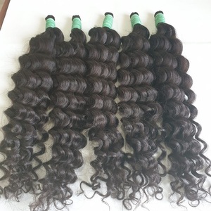 ผมชาวอินเดียแท้หยิกตรงและนุ่มเหมือนเส้นผมมนุษย์100เปอร์เซ็นต์ - Product Image 4