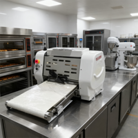 Laminateur à pâte commercial Astar 2025, rouleau en acier inoxydable et moteur à fil de cuivre, mini laminoir à pâte