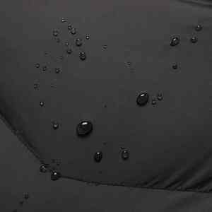 แจ็คเก็ตขนเป็ดสีดำเงางามสำหรับผู้ชาย2025โลโก้ด้านหน้าปรับแต่งได้กันน้ำกันลม - Product Image 3