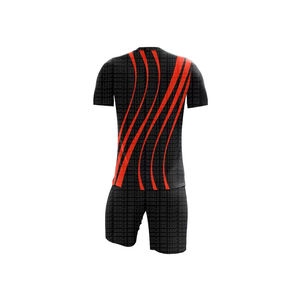 Maillot de football de style actuel, couture durable, vêtements de sport respirants, entraînement de football, séchage rapide, col en V, manches courtes, unisexe, adulte - Product Image 3