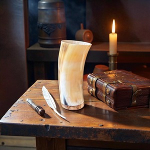Drinking Horn Glass <b>Cup</b> <b>Viking</b> Eco-Friendly High Quality - Product Image 6