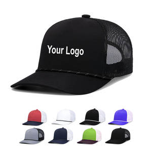 Gorra de Malla de 5 Paneles Ajustable Unisex con Cierre a Presión, Bordado 3D, Diseño Personalizado, Colores Personalizados, Gorra de Verano para Fines de Semana en la Playa - Venta al por Mayor - Product Image 1