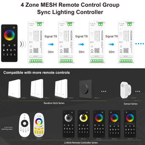 Tuya Smart <strong>Controller</strong> WiFi Mesh Group Sync 4 Zone Control Alexa 48V 5CH 6PIN COB RGB <strong>LED</strong> Strip Light Pwm <strong>Controller</strong> Dimmers - Product Image 5