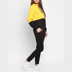 ชุดวอร์ม2ชิ้นแบบลำลองของผู้หญิงชุดวอร์ม2ชิ้นพร้อมเชือกรูดแขนยาว - Product Image 2