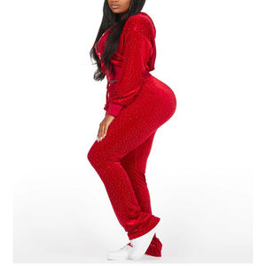 Ensemble de survêtement pour femmes, jogging, col rond, doux, confortable, respirant, pour l'entraînement, la course à pied, le fitness - Product Image 4