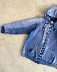 Sudadera con Capucha Corta y Cuadrada de Estilo Vintage para Hombre, 100% Algodón, Doble Capa, Lavado Ácido, Estilo Casual para Invierno - Product Image 3