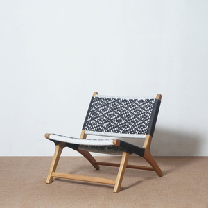 Silla decorativa de ratán sintético para exteriores, estilo moderno, marco de madera de teca, Color Natural para cafetería, muebles exteriores para exteriores - Product Image 6