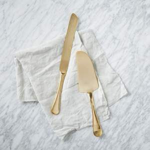 Juego de cuchillos para queso de acero inoxidable con acabado dorado para una adición elegante a los elementos esenciales de su cocina - Product Image 6