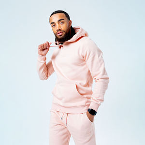 Survêtement de jogging d'entraînement en molleton 100% coton respirant, personnalisable avec logo, haute qualité, vente chaude - Product Image 3