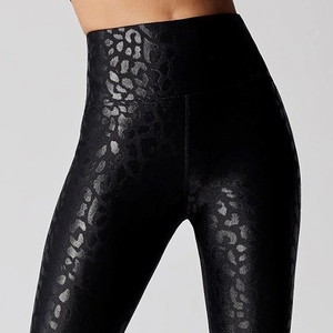 2025 High Quality Womens High Waist Yoga Pants with Custom Logo Solid Gym Leggings Wholesale Fitness Activewear - Product Image 6