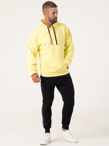 Sudaderas con Capucha Amarillas, Sudadera con Capucha Ancha Personalizada, Sudadera de Punto Extra Grande, Sudaderas con Capucha para Hombre - Product Image 6