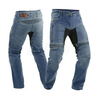 Jean décontracté de haute qualité, confortable, respirant, imperméable, coupe-vent, taille mi-haute, ample, léger, en toile de coton uni