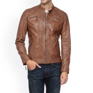 Chaqueta de Cuero para Hombre, Venta Caliente, Buen Fabricante, Totalmente Personalizable, Antiarrugas, Chaqueta de Cuero de Alta Calidad para Hombre - Product Image 2