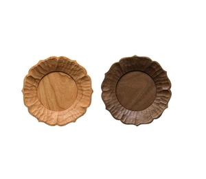 Bandeja de servicio de madera de diseño antiguo Premium clásico con diseño en forma de Luna forma y tamaño personalizados para obtener el mejor precio - Product Image 5